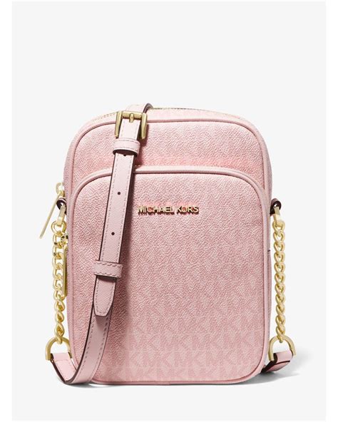 michael kors big logo medium pink crossbody bags|Michael Kors outlet pink purses.